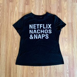 NETFLIX NACHOS & NAPS Graphic Tee